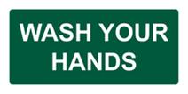 Wash Your Hands Sign 